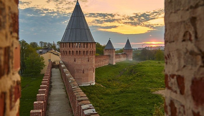 Стена смоленской крепости